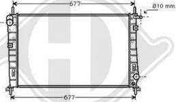 Diederichs DCM2044 - Радиатор, охлаждение двигателя autospares.lv