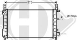 Diederichs DCM2046 - Радиатор, охлаждение двигателя autospares.lv