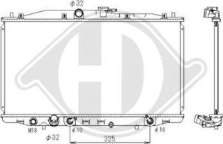 Diederichs DCM2177 - Радиатор, охлаждение двигателя autospares.lv