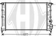 Diederichs DCM2851 - Радиатор, охлаждение двигателя autospares.lv