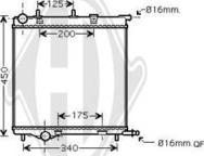 Diederichs DCM2806 - Радиатор, охлаждение двигателя autospares.lv