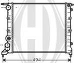 Diederichs DCM2834 - Радиатор, охлаждение двигателя autospares.lv