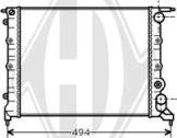 Diederichs DCM2835 - Радиатор, охлаждение двигателя autospares.lv