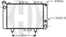 Diederichs DCM2824 - Радиатор, охлаждение двигателя autospares.lv