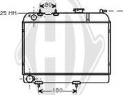 Diederichs DCM2826 - Радиатор, охлаждение двигателя autospares.lv