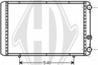 Diederichs DCM2871 - Радиатор, охлаждение двигателя autospares.lv