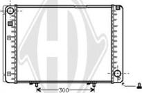 Diederichs DCM2354 - Радиатор, охлаждение двигателя autospares.lv