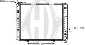 Diederichs DCM2356 - Радиатор, охлаждение двигателя autospares.lv