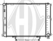 Diederichs DCM2307 - Радиатор, охлаждение двигателя autospares.lv