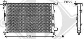 Diederichs DCM2383 - Радиатор, охлаждение двигателя autospares.lv