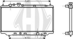 Diederichs DCM2240 - Радиатор, охлаждение двигателя autospares.lv