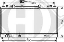 Diederichs DCM2253 - Радиатор, охлаждение двигателя autospares.lv