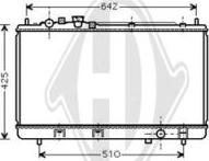 Diederichs DCM2260 - Радиатор, охлаждение двигателя autospares.lv