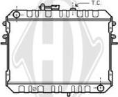 Diederichs DCM2219 - Радиатор, охлаждение двигателя autospares.lv