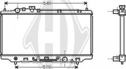 Diederichs DCM2237 - Радиатор, охлаждение двигателя autospares.lv