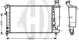 Diederichs DCM2791 - Радиатор, охлаждение двигателя autospares.lv