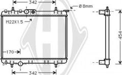 Diederichs DCM2763 - Радиатор, охлаждение двигателя autospares.lv