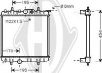 Diederichs DCM2762 - Радиатор, охлаждение двигателя autospares.lv