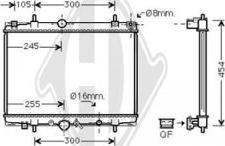 Diederichs DCM2767 - Радиатор, охлаждение двигателя autospares.lv