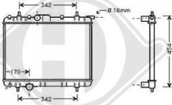 Diederichs DCM2786 - Радиатор, охлаждение двигателя autospares.lv