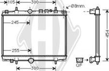 Diederichs DCM2780 - Радиатор, охлаждение двигателя autospares.lv