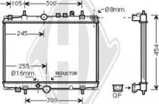 Diederichs DCM2781 - Радиатор, охлаждение двигателя autospares.lv