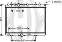 Diederichs DCM2788 - Радиатор, охлаждение двигателя autospares.lv