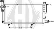 Diederichs DCM2735 - Радиатор, охлаждение двигателя autospares.lv