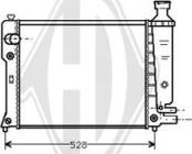 Diederichs DCM2731 - Радиатор, охлаждение двигателя autospares.lv