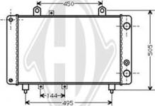 Diederichs DCM2729 - Радиатор, охлаждение двигателя autospares.lv