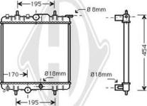 Diederichs DCM2775 - Радиатор, охлаждение двигателя autospares.lv