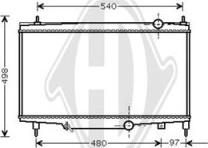 Diederichs DCM2776 - Радиатор, охлаждение двигателя autospares.lv