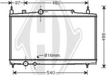 Diederichs DCM2777 - Радиатор, охлаждение двигателя autospares.lv