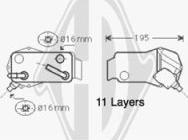 Diederichs DCO1017 - Масляный радиатор, автоматическая коробка передач autospares.lv