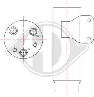 Diederichs DCT1090 - Осушитель, кондиционер autospares.lv