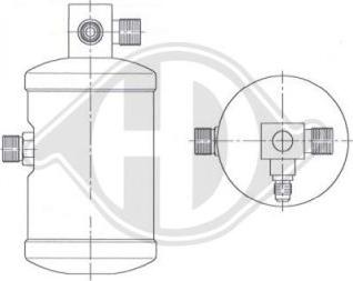 Diederichs DCT1059 - Осушитель, кондиционер autospares.lv