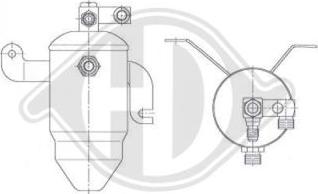 Diederichs DCT1061 - Осушитель, кондиционер autospares.lv