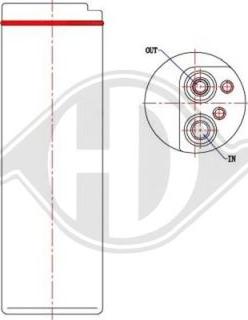 Diederichs DCT1164 - Осушитель, кондиционер autospares.lv