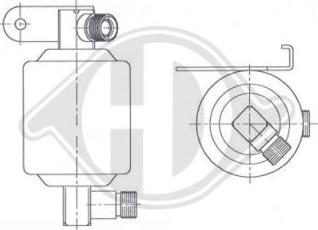 Diederichs DCT1187 - Осушитель, кондиционер autospares.lv