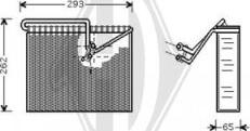 Diederichs DCV1093 - Испаритель, кондиционер autospares.lv