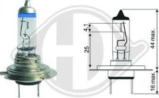 Diederichs LID10066 - Лампа накаливания, фара дальнего света autospares.lv