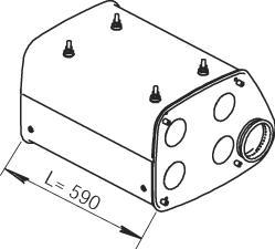Dinex 49381 - Средний глушитель выхлопных газов autospares.lv