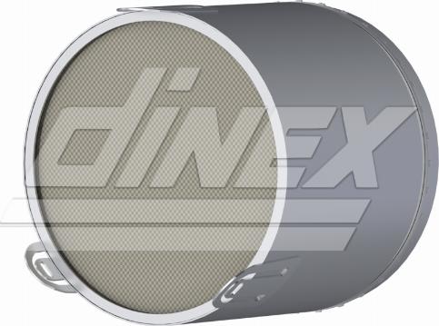 Dinex 6LI000 - Сажевый / частичный фильтр, система выхлопа ОГ autospares.lv