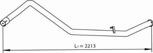 Dinex 28668 - Труба выхлопного газа autospares.lv
