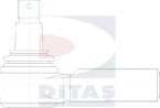 Ditas A3-4272 - Наконечник рулевой тяги, шарнир autospares.lv