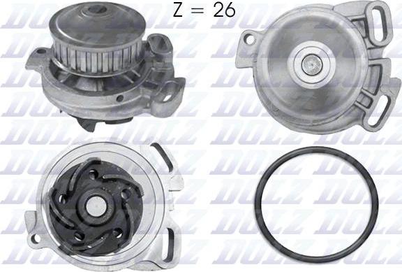 DOLZ A152 - Водяной насос autospares.lv