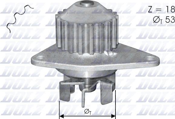 DOLZ C114 - Водяной насос autospares.lv