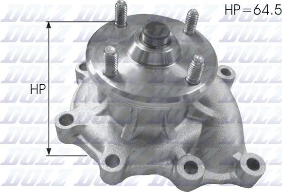 DOLZ H225 - Водяной насос autospares.lv