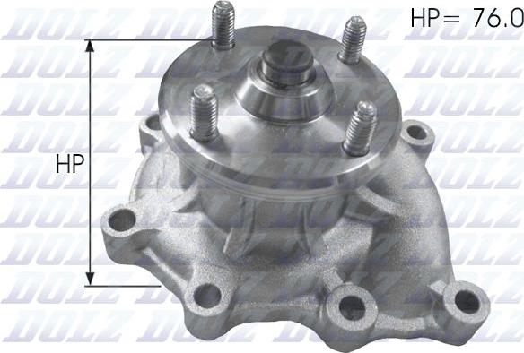 DOLZ K109 - Водяной насос autospares.lv