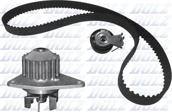 DOLZ KD057 - Водяной насос + комплект зубчатого ремня ГРМ autospares.lv